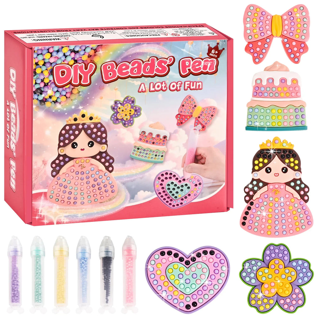 DIY Bead's Pen — Rainbow Bead Decorating Set