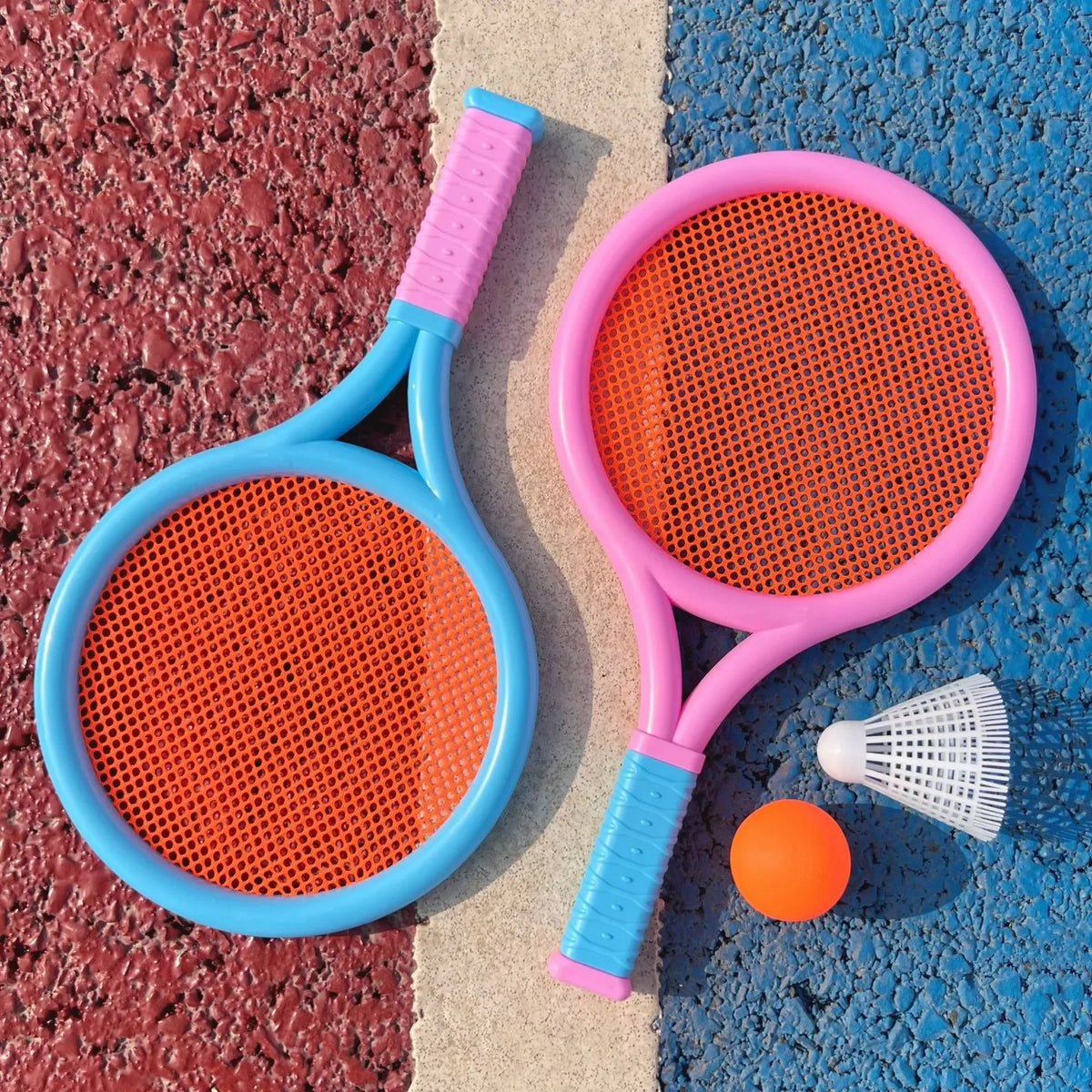 Kids Badminton & Tennis Racket Set