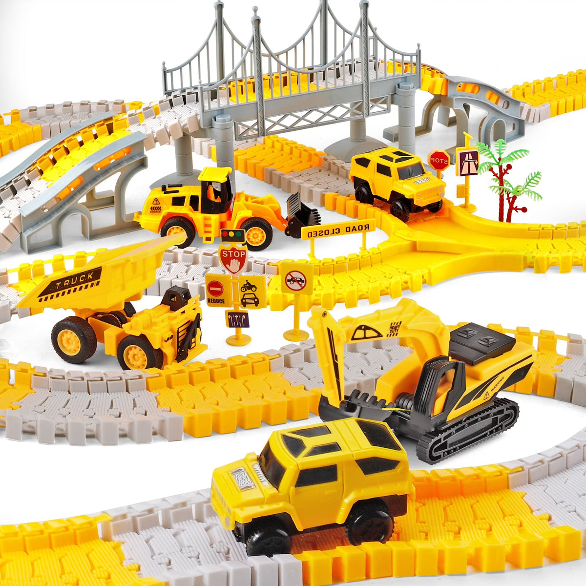 TurboTrack - Construction Racing Track Set