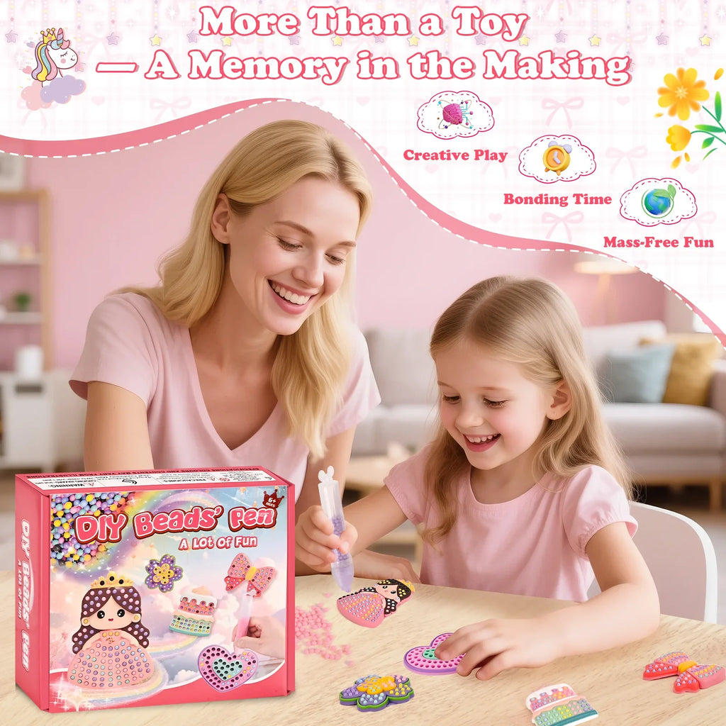 DIY Bead's Pen — Rainbow Bead Decorating Set