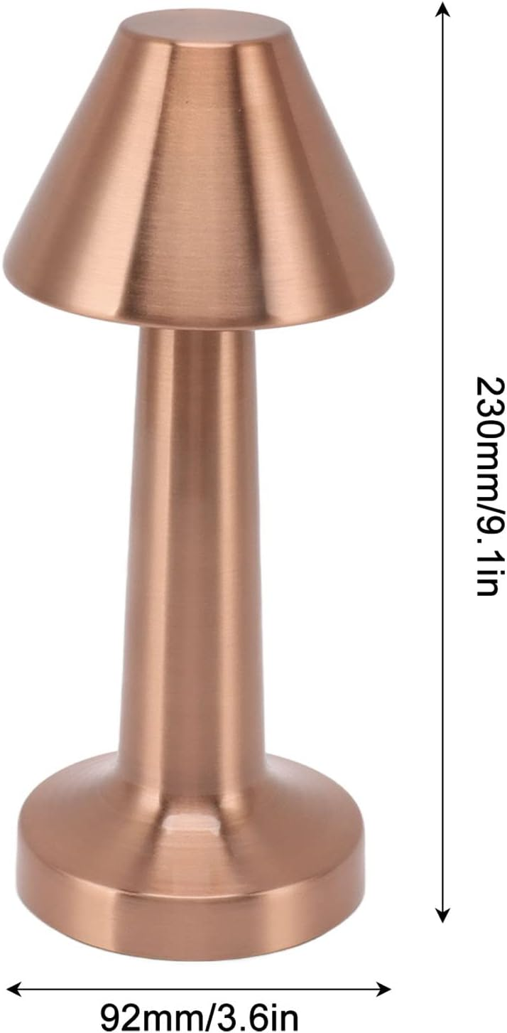 Rose Gold Cordless Table Lamp