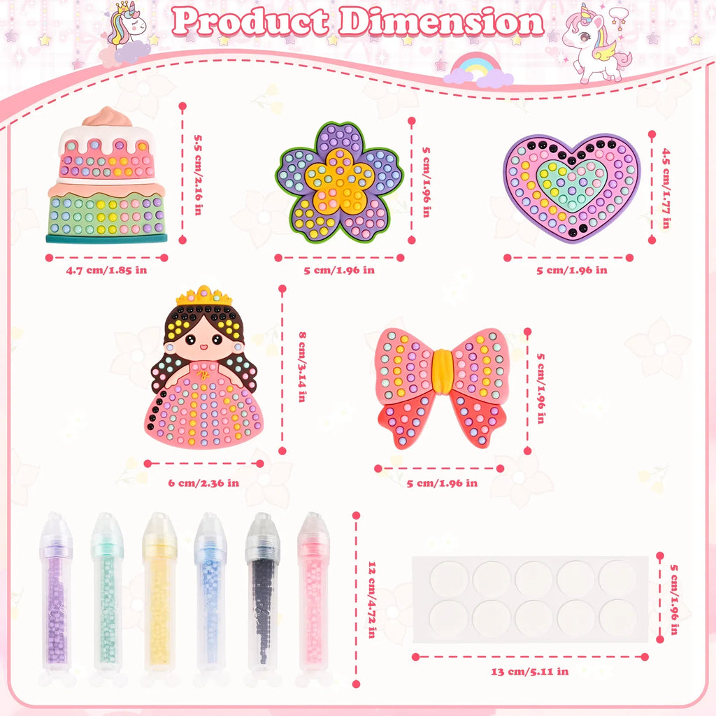 DIY Bead's Pen — Rainbow Bead Decorating Set