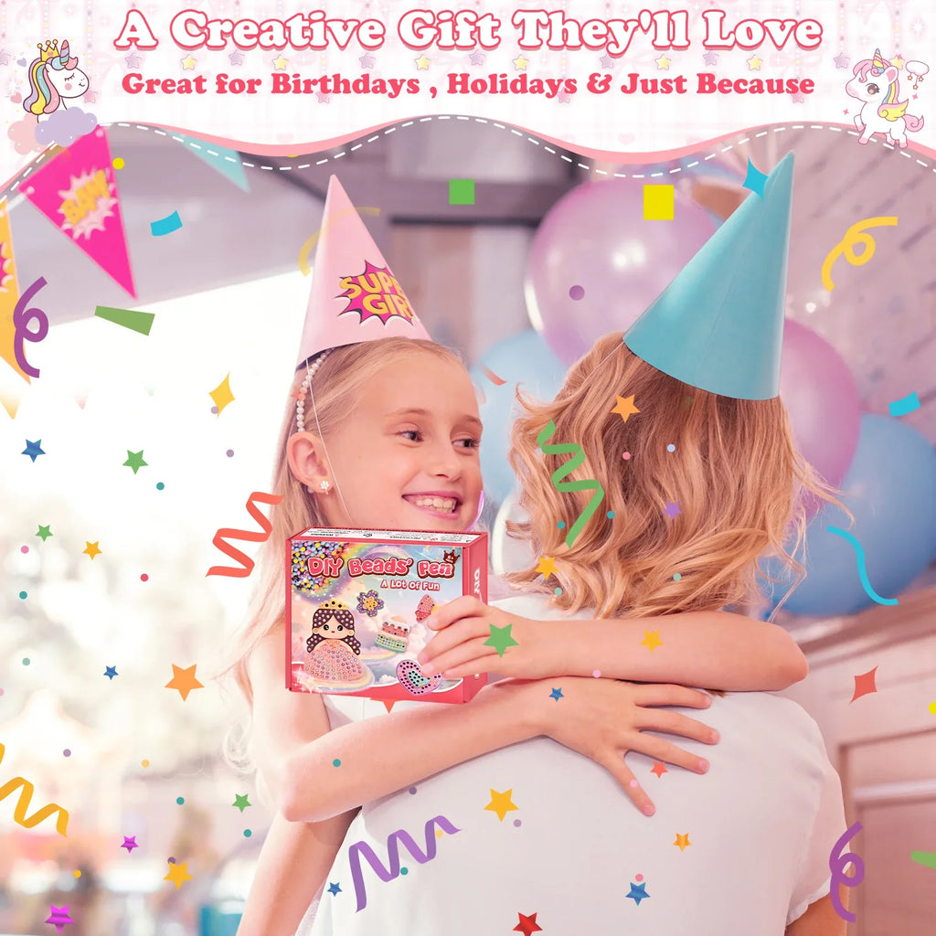 DIY Bead's Pen — Rainbow Bead Decorating Set