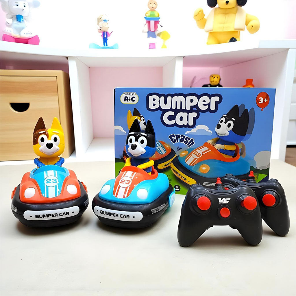 Wireless RC Bumper Car Set — 2 Cars