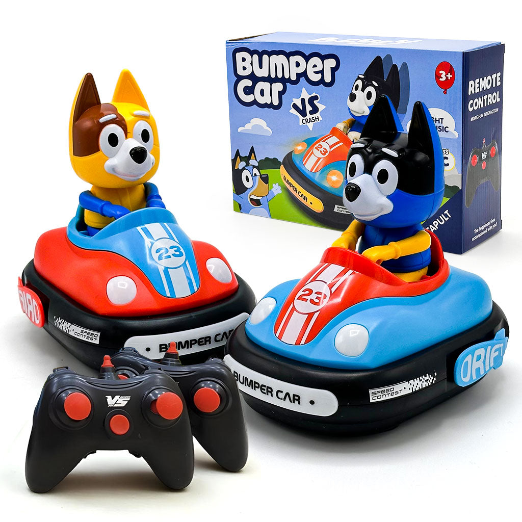 Wireless RC Bumper Car Set — 2 Cars