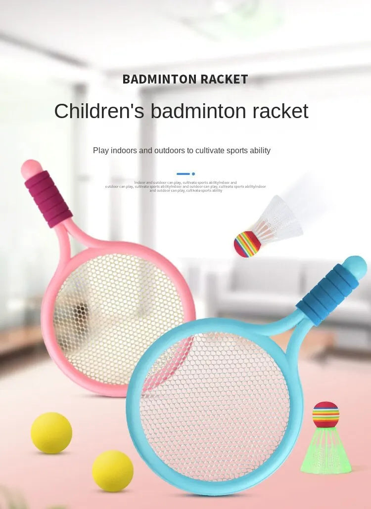 Kids Badminton & Tennis Racket Set