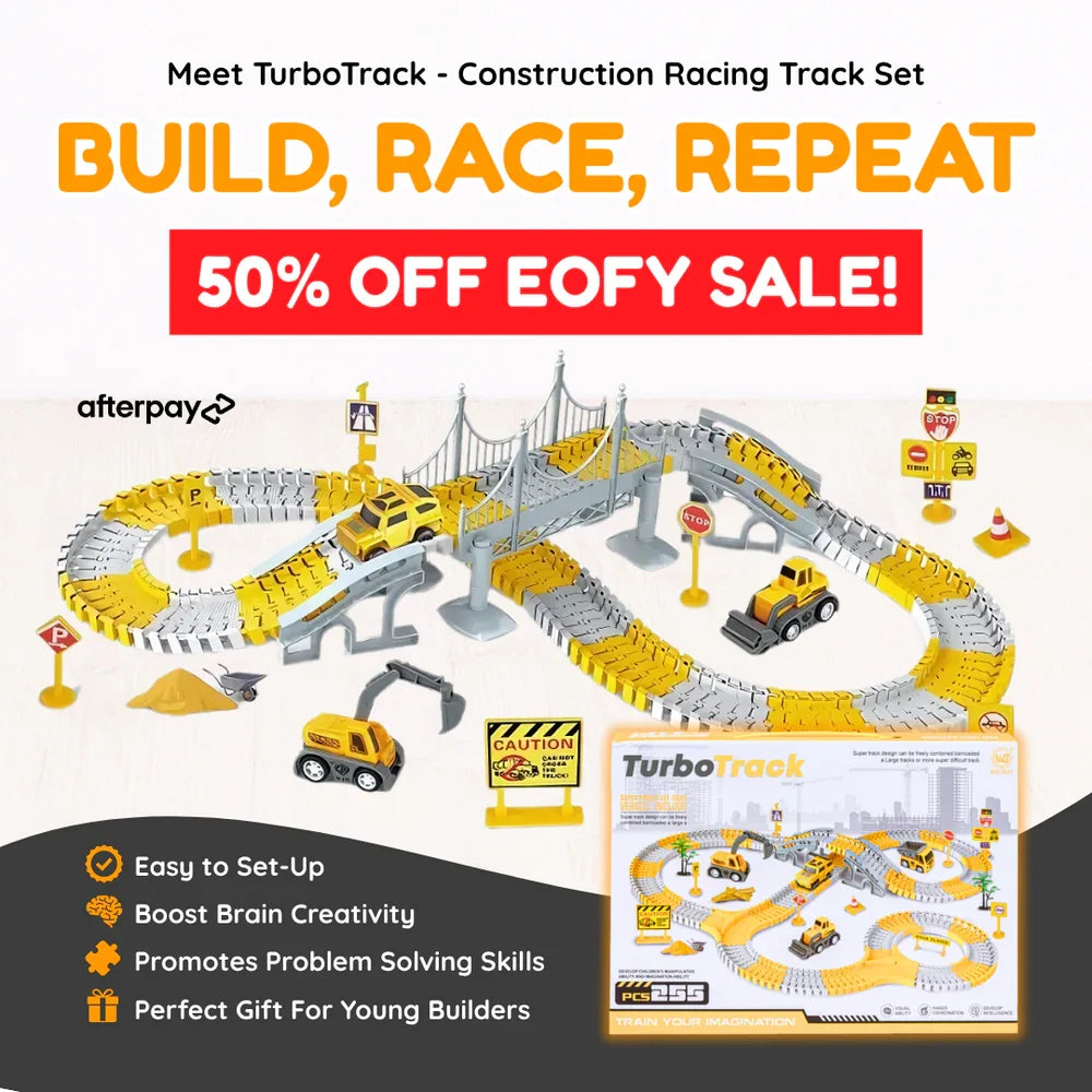 TurboTrack - Construction Racing Track Set