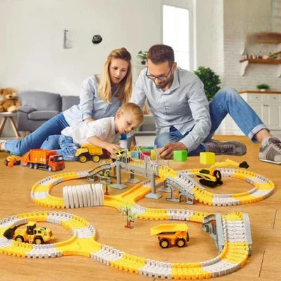 TurboTrack - Construction Racing Track Set