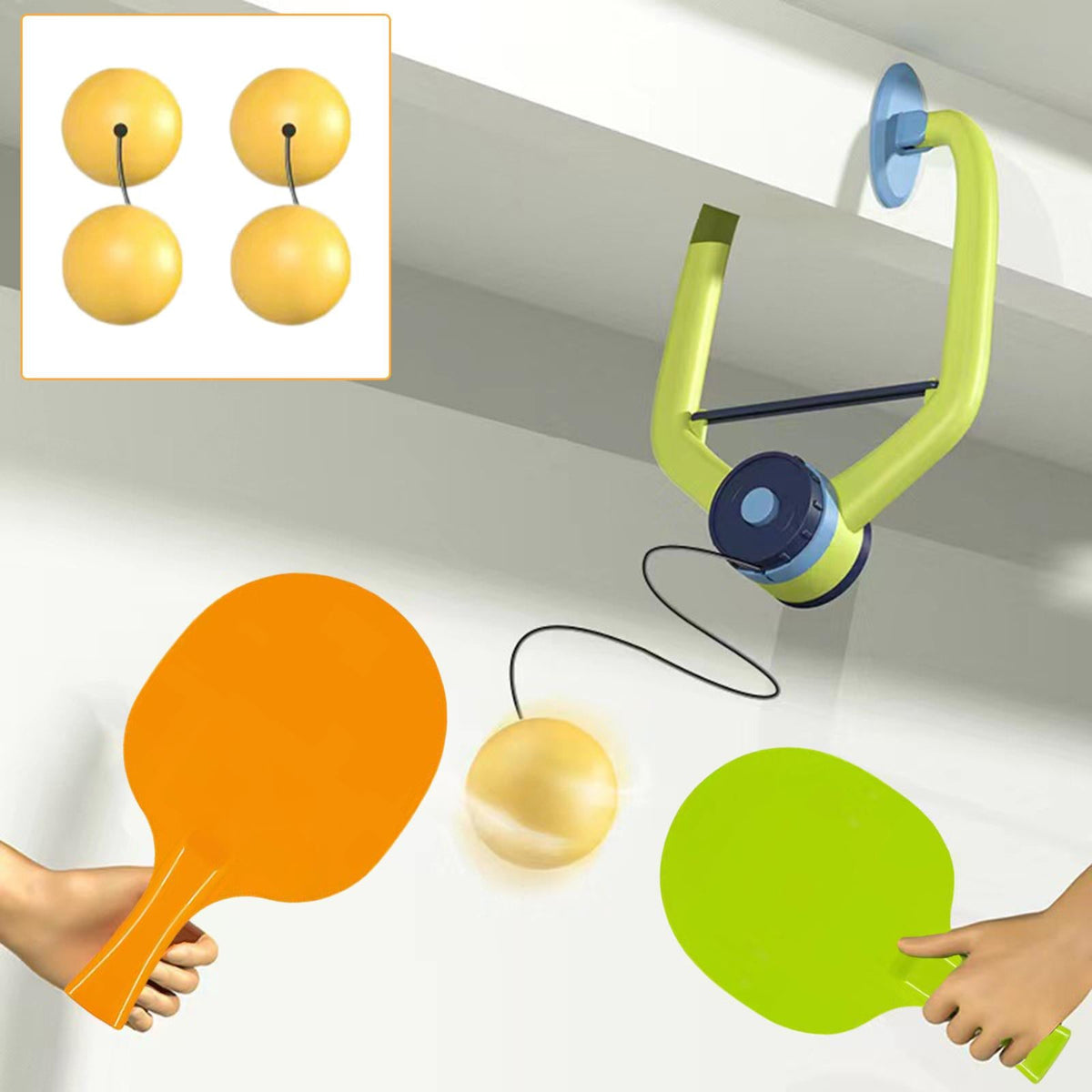 Hanging Table Tennis Trainer Set