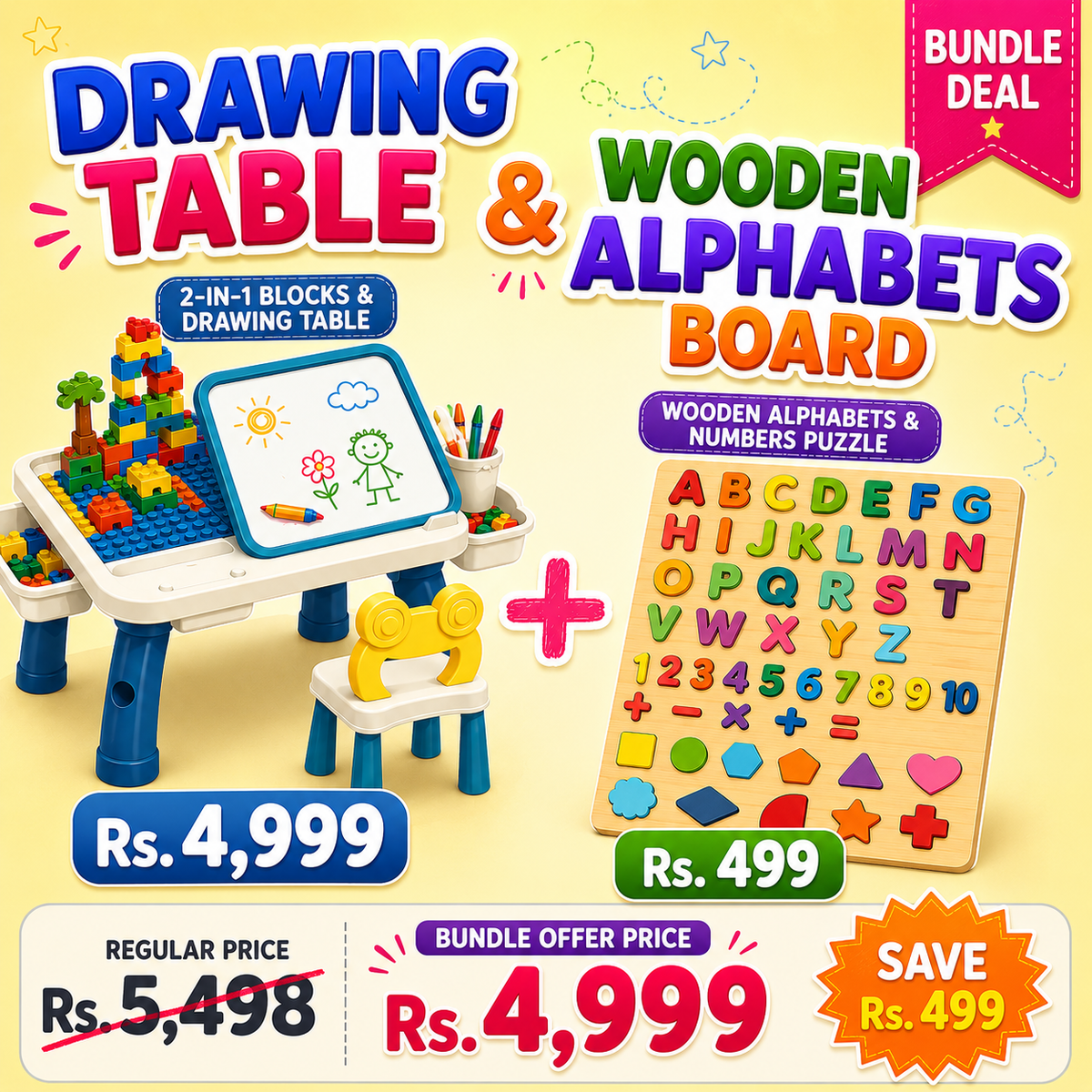 Draw, Build & Learn Bundle
