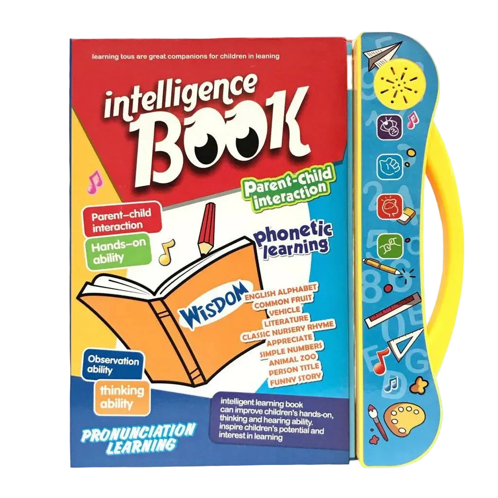 Interactive Kids Intelligence Book - Early Learning Audio Toy