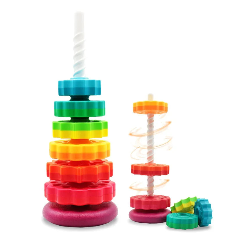 Rainbow Spinning Rainbow Stacker