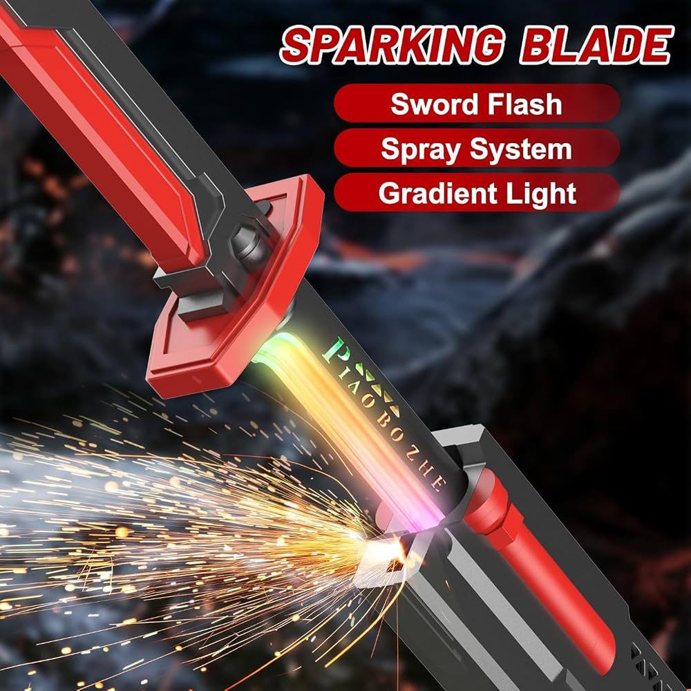Cyberpunk Katana — LED Battle Sword with Smoke & Sound Effects